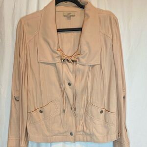 LOFT Petite Women's Light Pink Jacket